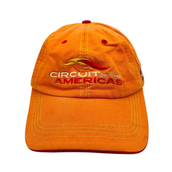 Circuit of the Americas Cap Hat Orange Strapback Formula 1 Austin Texas - Picture 1 of 7